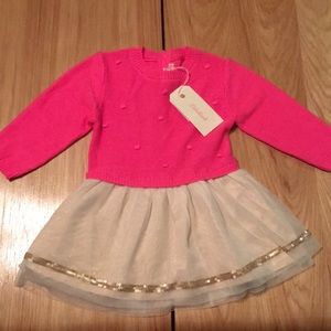Billieblush neon pink tutu dress for girls
